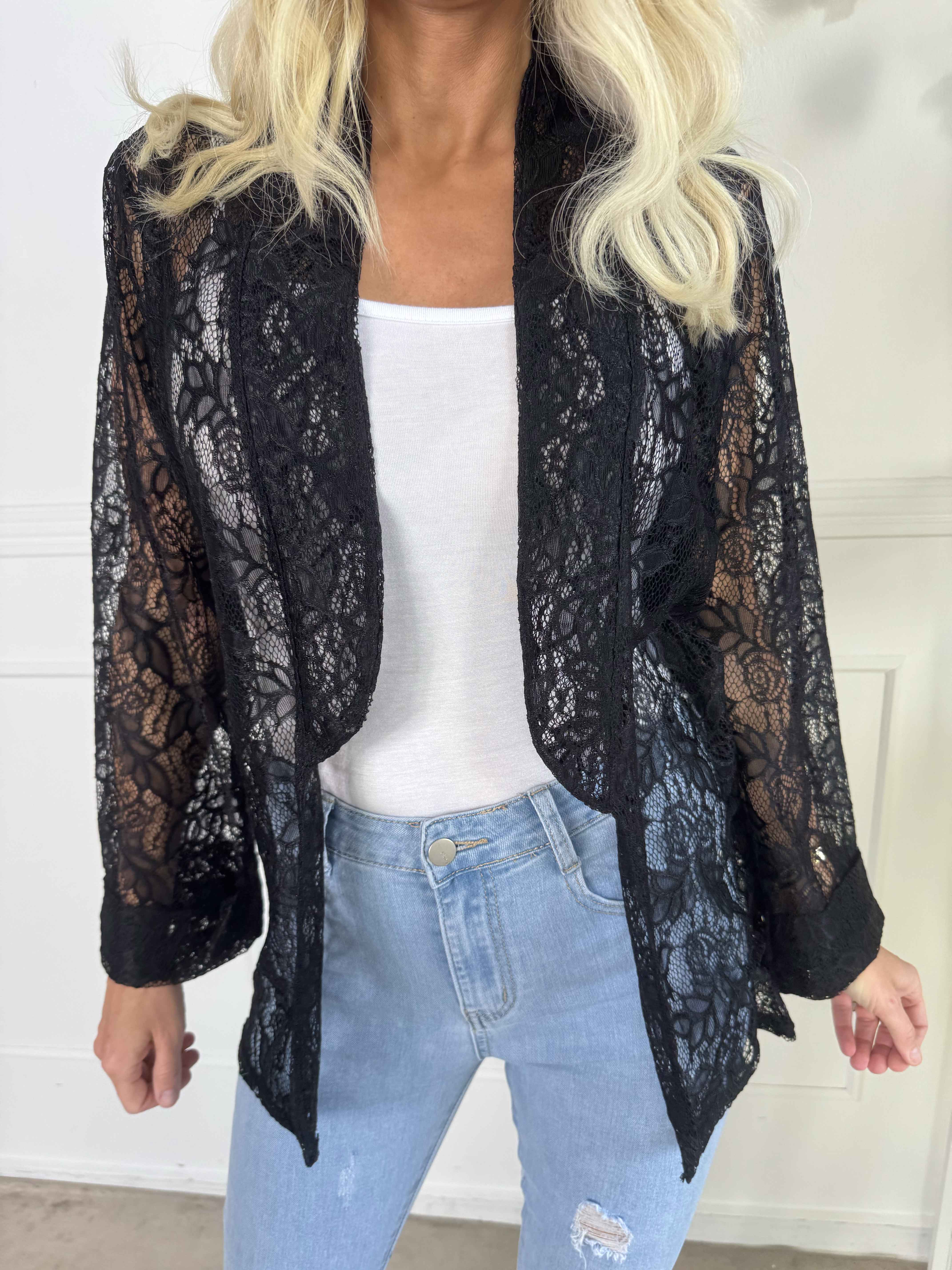 Sigga - Fin cardigan i blonder